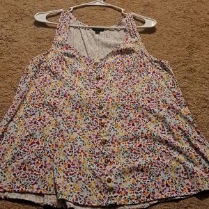 TORRID FIT FLARE SIZE 0 PURPLE FLORAL SHIRT NWOT SEXY SLIMMING PLUS SIZE